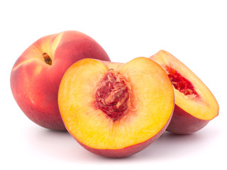 Ripe peach fruit