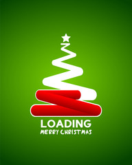 christmas tree web loader waiting concept - 46829609