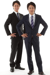 two young businessmen
