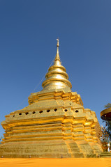 Naklejka premium stupa or jedi Thai style.