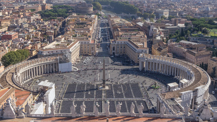 Roma, piazza S. Pietro (veduta)