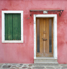 Colourful houses of Burano. Italy