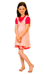 Portrait of girl smiling