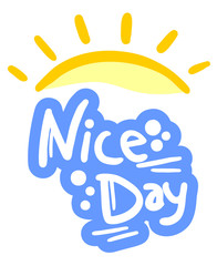 Nice day emblem