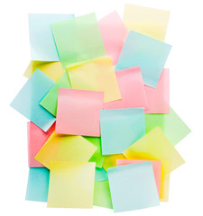 Colorful adhesive notes