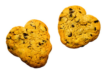 Cookies of heart shape