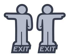Exit symbol