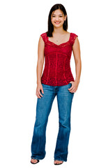 Obraz premium Young woman posing