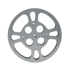 Fototapeta premium Gray film reel gear