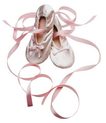 Pair of ballet slipper © imagedb.com