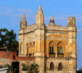 Florio Palace at the Arenella of Palermo in Sicily
