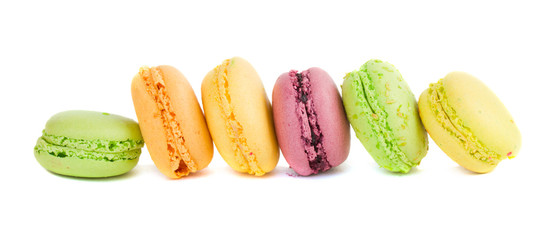 row of macaroons