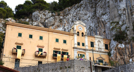 Saint Rosalia sanctuary of Palermo in Sicily