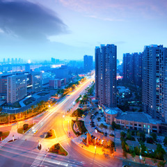 Naklejka premium Shanghai Night