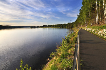 Fototapeta na wymiar Jezioro Lipno