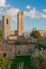 Fototapeta na wymiar San Gimignano medieval village, Tuscany, Italy