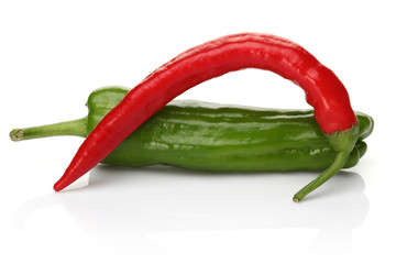 Red and Green Peppers