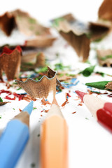 Pencils and sharpener