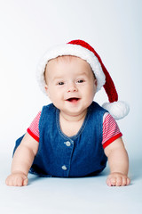 little cute santa portrait