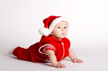 little cute santa claus