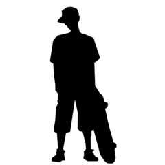 Naklejka premium Skateboarder Skater