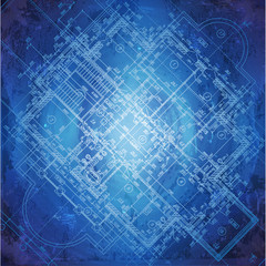 Architectural background. Part of architectural project