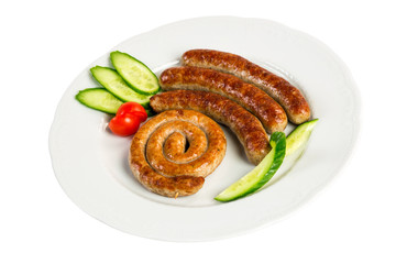 grilled meat sausages