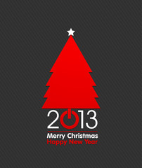 2013 Merry Christmas Tree Concept