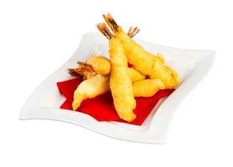 Prawns in batter