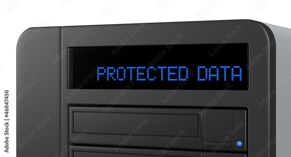 Poster concept of secure data storage