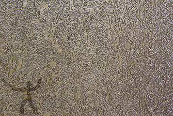 Sport fence on leather background and textured