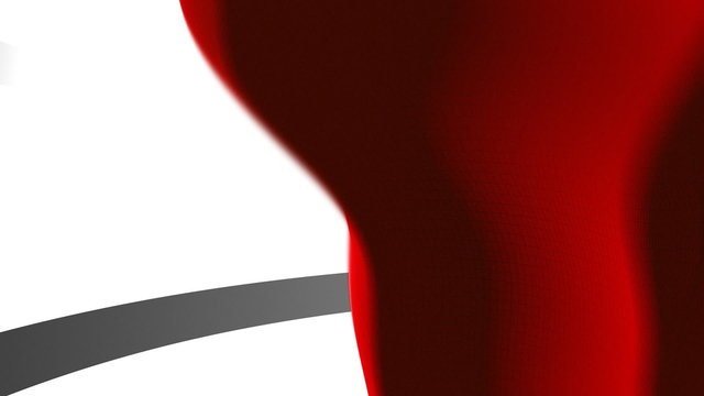 Waving Red Abstract Video Background