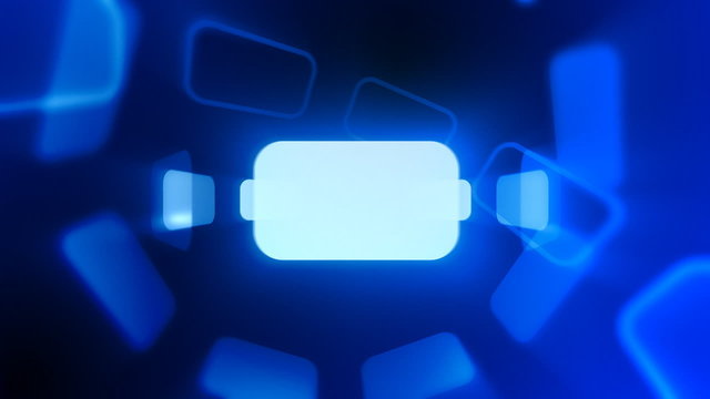 Spinning Round Rectangles Abstract Video Background