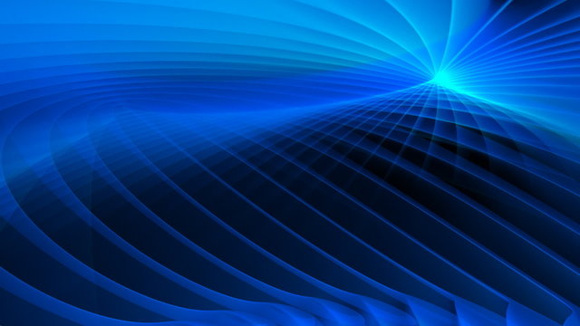 Blue Laser Light Abstract Video Background