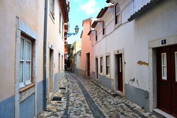 Fototapeta na wymiar ulica w Lizbonie, Portugalia