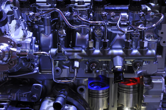 int&eacute;rieur de moteur thermique