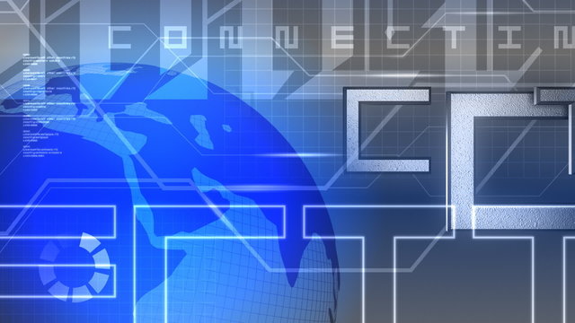 Communication Abstract Video Background
