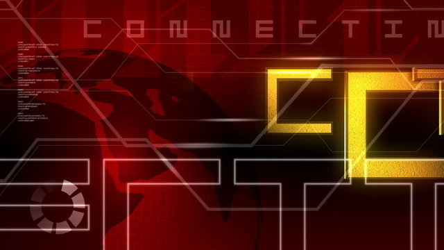 Communication Abstract Video Background