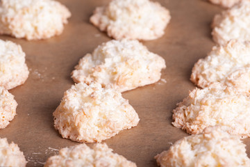 cooked coconuts cookies