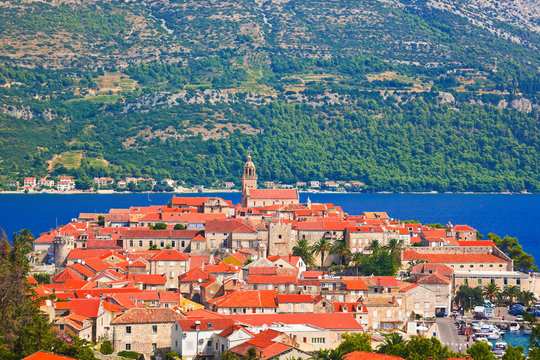 Town Korcula in Croatia