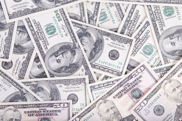 background from banknotes