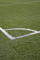 Fototapeta premium Signal at corner of football field
