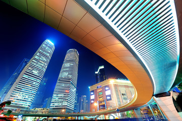 Fototapeta na wymiar Shanghai Urban Street view