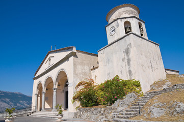 Fototapeta na wymiar Kościół Bazylika św Biagio. Maratea. Basilicata. Włochy.