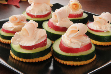 Healthy canapes