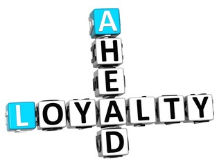 3D Loyalty Ahead Crossword
