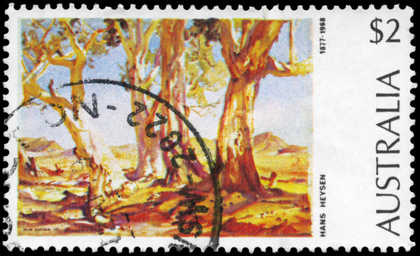 AUSTRALIA - CIRCA 1974 Red Gums