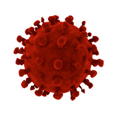 HIV Virus 3D rendering - obrazy, fototapety, plakaty