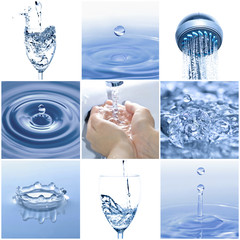 Collage Wasser