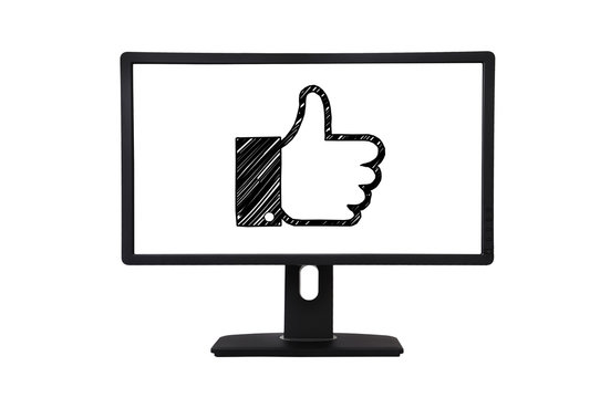 monitor with like symbol